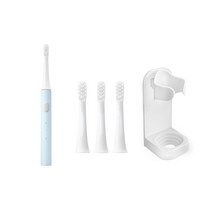 Xiaomi-미지아 T100 음파 전동 칫솔 Mi 스마트 칫솔 다채로운 USB 충전식 IPX7 방수 헤드136177, blue set 2