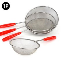 소바면 냉면 스텐뜰채 멸치육수 건지게 거름망 매장용 식당용 잎차거름망 공티백 건대기 걸음망, 중, 1개