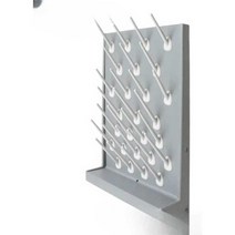 과학실 초자 건조대 연구실 비커 시약병 시험관 랙, 막대 52개 700x550x120mm