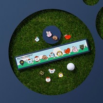 비티21 골프 BT21 GOLF 홀인원 볼마커 럭키세트, 선택완료, 7종 럭키세트