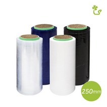(미니 핸드랩전선랩 250mm) 잘풀리는 공업용랩 스트레치필름, 250mm - 1개, 슬리터 청색 25T-200M