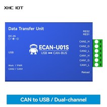 USB 변환기 CAN2.0 디버거 버스 분석기 XHCIOT ECAN-U01S CAN-Bus 양방향 2 웨이 트랜시버 휴대용 릴레이, 한개옵션0, 한개옵션0
