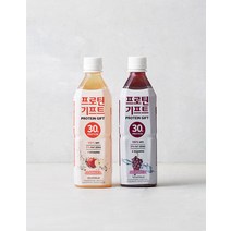프로틴기프트 프로틴 워터 500mL 2종 1병, 프로틴기프트 프로틴 워터 사과