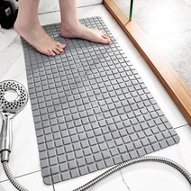 레디박스 욕실필수 미끄럼방지 큐브 고급 발매트 대형, 그레이