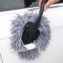 차량내부 간편청소 미니 먼지떨이개 깔끔청소 더스트제거 세차 셀프손세차, 1개, 그레이