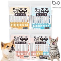 국내산 고양이간식 짜주는 촉촉한 츄츄 대용량 (14g x 30p), 연어&참치(14g x 30p)