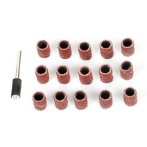 Dremel 드레멜 액세서리 부품 16 개 네일 아트 샌딩 밴드 폴리쉬 리무버 전기 네일 드릴 네일 크기연마, 한개옵션0