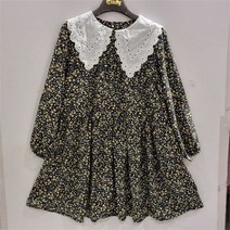 신디키즈 신 NC05 레이스 카라 나염 원피스 CIOW22S01 (8019784)