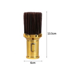 크리닉패드 남자 옆머리 누르기 다운펌 호일워크 다운핏 샴푸대 목받침 스팟 미용 shoft 브러시 이발 브러시 목 먼지 브러시 이발소 면도 브러시 부러진 머리카락 청소 브러시, 씨엔, 금, 1개