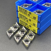 인서트 칩 오리지널 밀링 커터 알루미늄 터닝 CNC 선반 가공 도구 DCGT11T302 DCGT11T304 DCGT11T308 AK H01 DCGT 070204, 2.DCGT11T304 AK H01, 2.DCGT11T304 AK H01