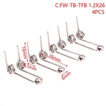 봉고데기 헤어롤고데기 물결펌고데기 짧은머리고데기 와이어 컬링 언 교체 더블 리턴 토션 스프링 4 개, 02 03