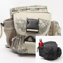 리시안제이 밀리터리 슬링백 자전거힙색 허리백