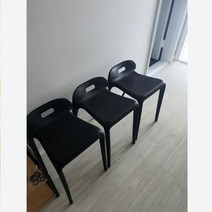 나인홈 니케의자 공간활용 ABS, 니케의자_블랙(WWC2012-1)