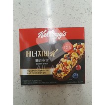 켈로그 에너지바K 베리&넛 120g(30g4입) 간단 한끼 식사 대용 아몬드 땅콩 곡물 플레이크 간식, 2개, 30g