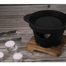 혼밥도 격조있게 통무쇠주물 캠핑 1인화로, 화로그릴세트
