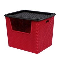 지오리빙 클린존 50L 분리수거함, 1단(마르살라)