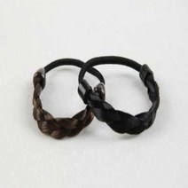 또또상회 포인트 고무줄 땋은 벼머리 헤어 스타일 밴드 머리끈