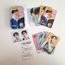 차은우교통카드데코스티커 틴케이스 ASTRO차은우굿즈 증명사진 포토카드패키지