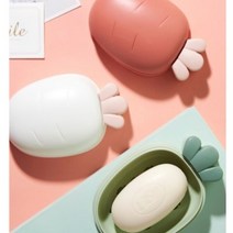 휴대용 캠핑용 목욕탕 물빠짐 당근 비누 케이스 받침대, 화이트