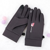 산리오 마이멜로디 스윗 터치 방한 자전거 장갑 주니어 초등학생 스마트폰 심플 장갑