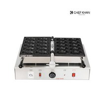 쉐프칸 소형 전기식 참붕어빵기계 1구 (10P) 간식