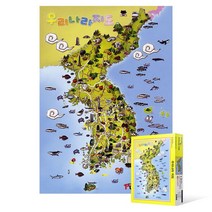 퍼즐 직소퍼즐-우리나라 지도 150피스, 본 상품 선택하기, 1개
