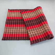 명상 방석 모던 핸드메이드 태국 매트 롤링 100% 카팍 필링 아시아 스타일 바닥 카펫 거실 야외 175x105cm 108배, 5.Red 1