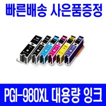 캐논 비전컴퍼니 PGI-980 CLI-981 잉크 Mommy Photo TS8190 TS8195, 1개, 빨강