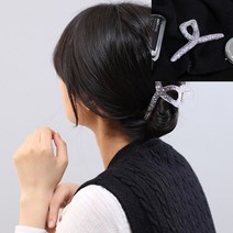 집게핀 반투명핑크 똥머리핀 예쁜머리핀 반머리핀 큐빅집게핀 키즈머리핀 머리핀쇼핑몰 키즈헤어핀 대왕집게핀