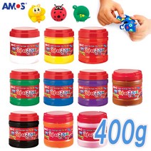 대용량 아이클레이(400g)-낱색 탱탱클레이 점토 미술 공예 만들기 요술점토 방과후수업, 파랑색