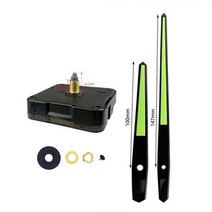 쿼츠 시계 1 세트 형광 손으로 DIY 무소음 벽시계 수리 부품, 삼