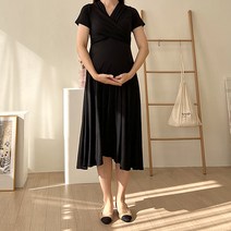만삭촬영원피스 주수원피스 임산부하객룩 꼬임원피스