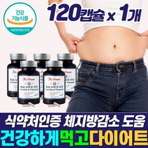 식약청 가르시니아 비타민 체지방 감소 도움 뱃살 내장 지방 분해 단기간 효과좋은 다이어트 보조제 급찐 살빼는 탄수화물 흡수 억제 차단제 컷팅제 40대 50대 추천 약통 사은품, 다이어트보조제_1개_사은품_할인