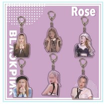 블랙핑크 블핑 팬 로제 ROSE 박채영 굿즈 아크릴 가방 키 체인 백 참 열쇠고리 키링 6.5cm 1p, 옵션 오