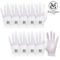 발그린 쿨 메쉬 논슬립 골프장갑 여성 왼손 10장 실리콘, 화이트