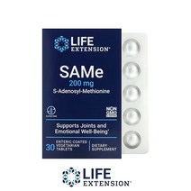 라이프익스텐션 SAMe S아데노실 메티오닌 만니톨 200mg 장용코팅30정