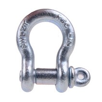 단조 샤클 1/4 3/8 1/2 5/8 3/4 7/8 볼트 타입 SHACKLE 와이어 로프 체결 연결 고정 체인 단조샤클 와이어로프 턴버클 클립 크립 FBC 비너, 단조 샤클 3/4인치