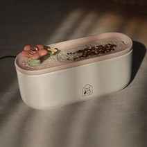 반려동물 강아지 고양이 선인장 핑크플라워 정수기 자동 급수기 흐르는물 음수대 저소음, 정수기필터4P