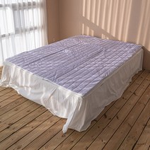 데코지 극세사 전기장판 온수매트 커버, 라일락