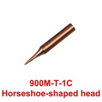 5PCS 900M T 시리즈 순수 구리 납땜 인두 팁 무연 용접 스팅 Hakko 936 FX888D 852D 납땜 인두 스테이션, 1C
