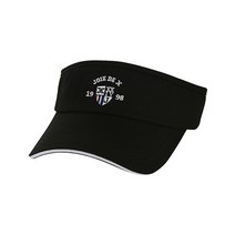 JDX 골프 남성 사색 포인트 썬 바이저 모자, 화이트