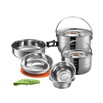 캠핑용스텐코펠 백팩킹취사도구 야외용코펠세트