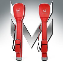 맥클라이드 5인치 골프 하프백 경량 골프백 미니 골프가방 남성 남자 여성 여자, 레드-실버