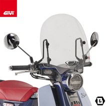 [찬바람 부니까 해드려요] GIVI 1168A 스크린 HONDA SUPER CUB 혼다 슈퍼 커브 C125 18 - 22 년식, GIVI 1168A 스크린개