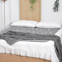 [오후 3시 당일발송] 24년형 EMF 전자파 안심 가정용 탄소매트 전기요 거실용 침대용 전기매트, 탄소 전기요(중, 1~2인)