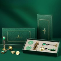 실링 선물세트 비즈왁스 청첩장 편지 도장 선물꾸미기 실링스템프, 편백나무 가지