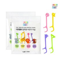 [더트웰브] 일회용 유아치실 60개입 2세트, 일회용 유아치실 2세트