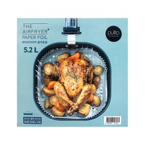 뿌리또 에어프라이어 종이호일 90매 5.2L 전용 코스트코, 1팩