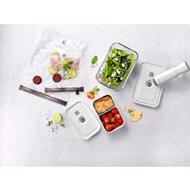 [일본정품] zwilling 36804-200 신선한 앰프 진공 플라스틱 용기 중간 크기 진공 플라스틱 밀봉된 보관 용기 신선한 앰프 저장 저장, 01) 스타터 세트, 04) 도시락, 08) 기타