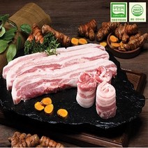 보성녹돈 친환경 무항생제 국내산 냉장 삼겹살, 1kg (수육, 보쌈용), 1개
